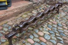 Iron stocks outside the Moot Hall