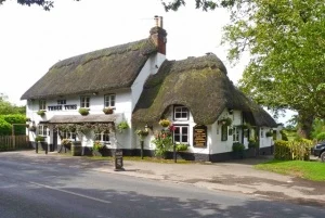 The Three Tuns thatched pub, Bransgore (c) Mike Smith
