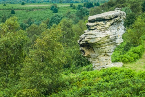 The rocks look over Dove Dale