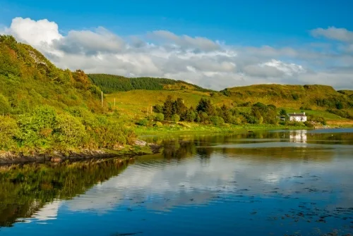 Clachan Sound from the bridge
