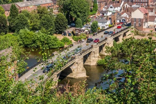 Severn Bridge from High Town