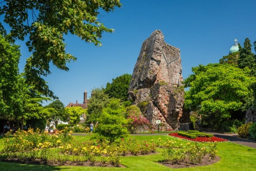 Bridgnorth Castle ruins