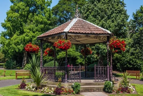 The Castle Gardens bandstand