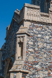 Statue niche, tower buttress