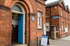 The museum entrance on Queen Street
