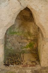 Piscina, south transept