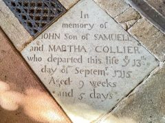 John Collier memorial 1715