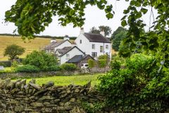 A picturesque farmhouse near the church