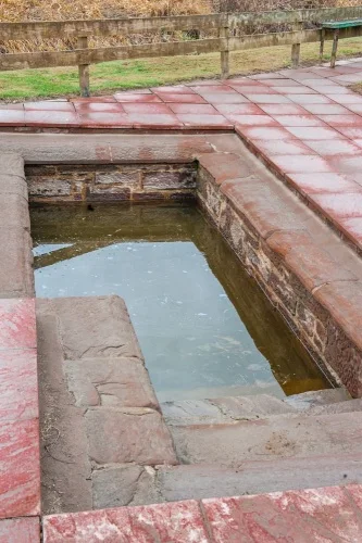 Another view of the well pool