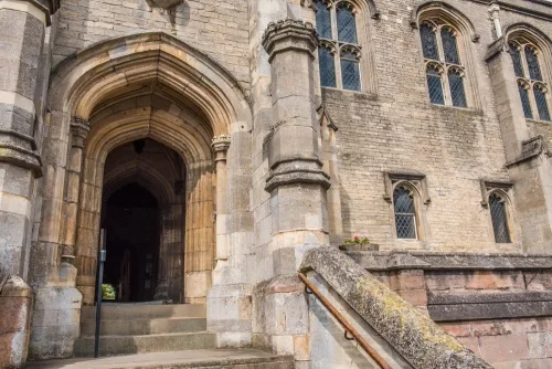 The Hospital entrance