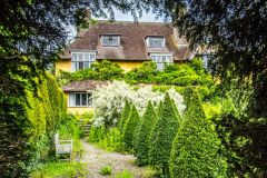 The Sunk Garden and house
