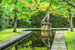 The formal garden canal and lime alley