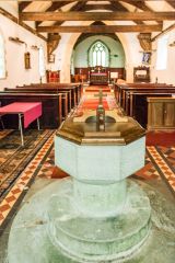 Looking east down the nave