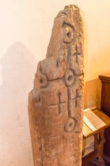 The ancient pillar stone carvings