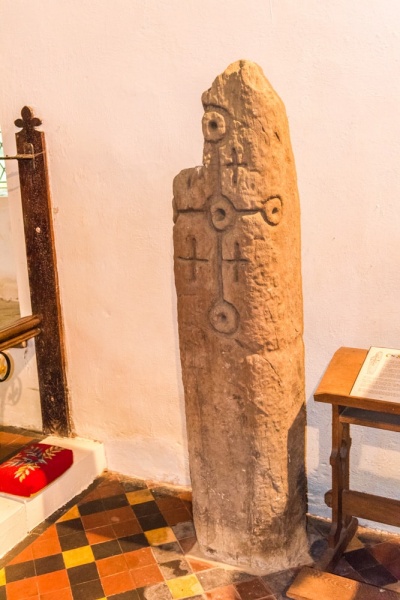 The ancient pillar stone