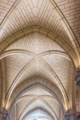 The north aisle vaulting