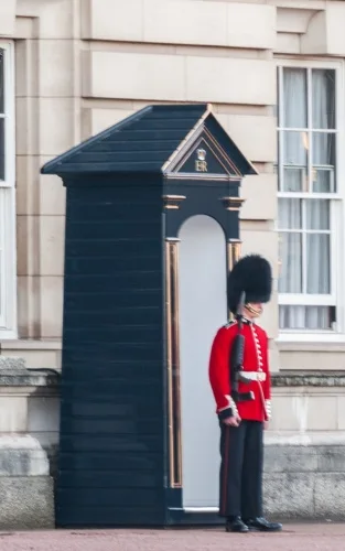 A guardsman on duty