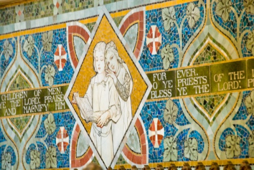 Barcote Chapel tiling