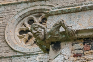 Grotesque carving, south aisle