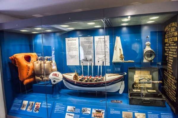 The Bude lifeboat exhibition