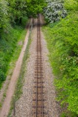 The railway line near Coltishall