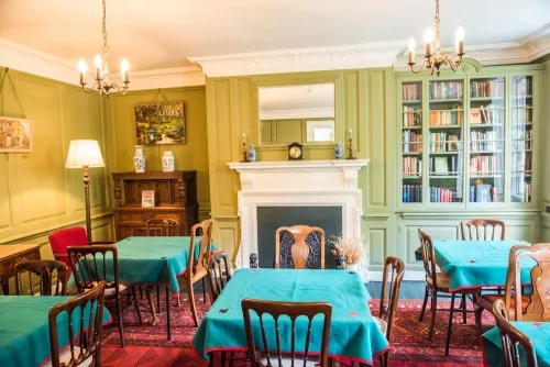 The ground floor library