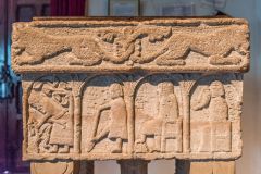 Figures depicting January through April