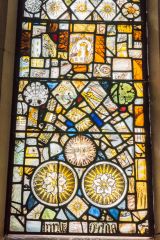 Medieval glass in the north aisle