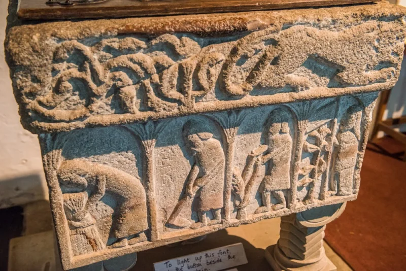 The Labours of the Months Norman font