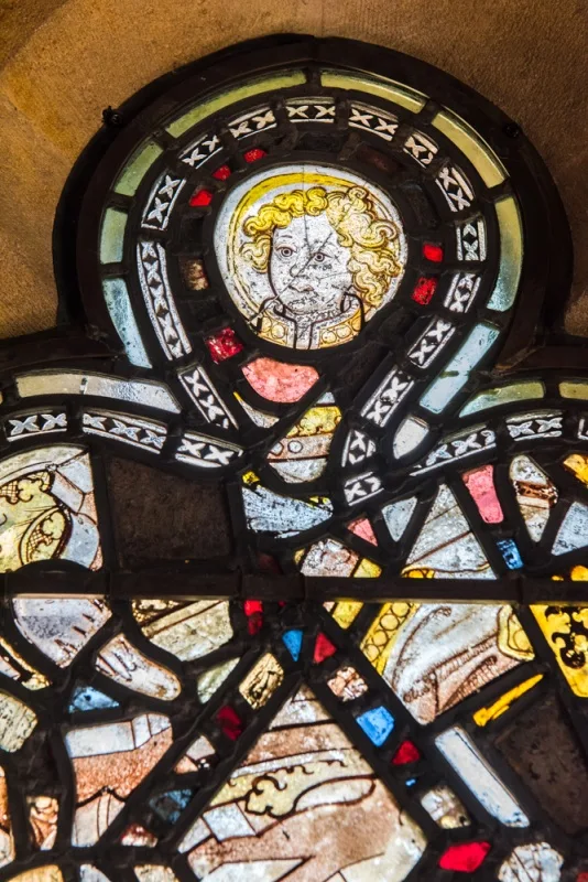 The Sun Window in the porch