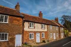 Traditional cottages beside Union Mill