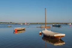 Boats at anchor in the Staithe