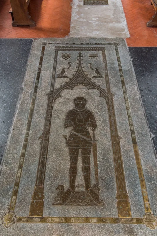 Sir William Calthorpe brass, 1420