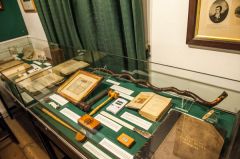 Display of Burns; personal items