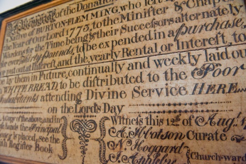 The 1793 charity board