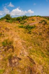 Standing atop the outer earthwork bank