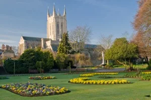 The cathedral from the gardens