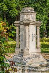 The sunken garden fountain