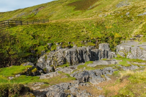 Looking west over the Buttertubs