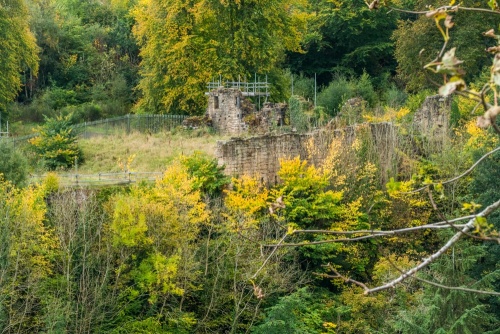 Cadzow Castle from Chatelherault's West Lodge