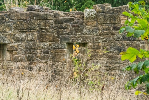 Ruined castle walls