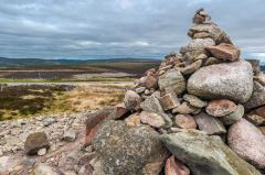 The top of the cairn
