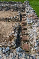 Remains of a hypocaust system