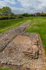 Exterior walls of the fort