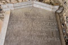 Robert Clayton memorial, 1781