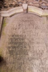 Rebecca Olley memorial, 1772