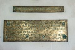 17th-century brass, All Sants Church