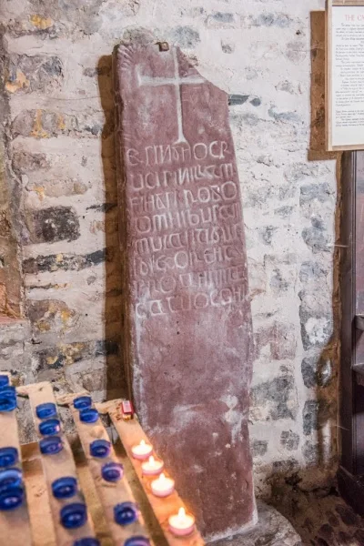 The 6th-century Caldey Ogham Stone