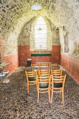 St Illtudd's Church cobbled chancel