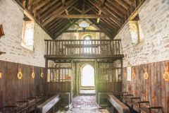 The west gallery and church entrance